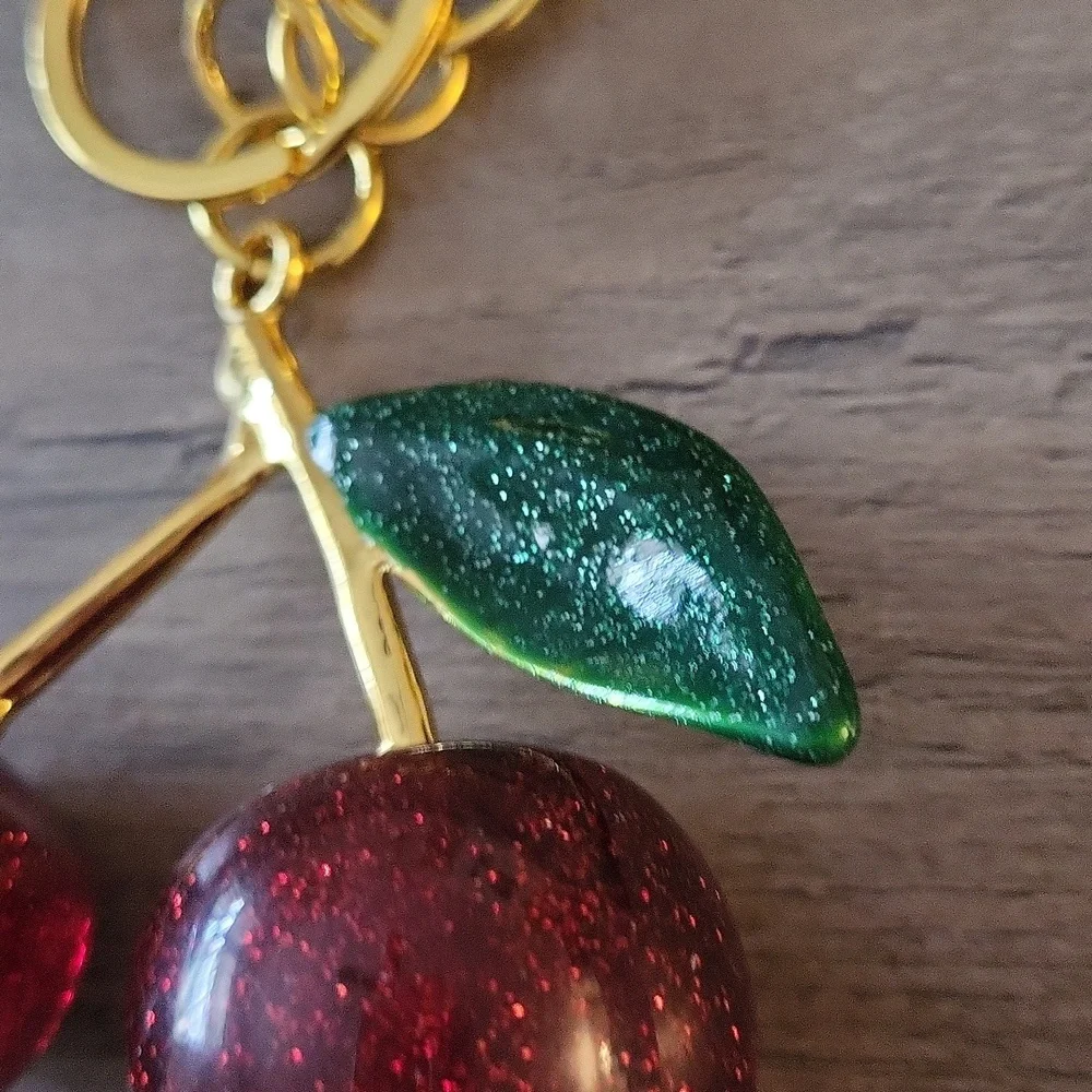NWOT Cherry Keychain/bag Charm